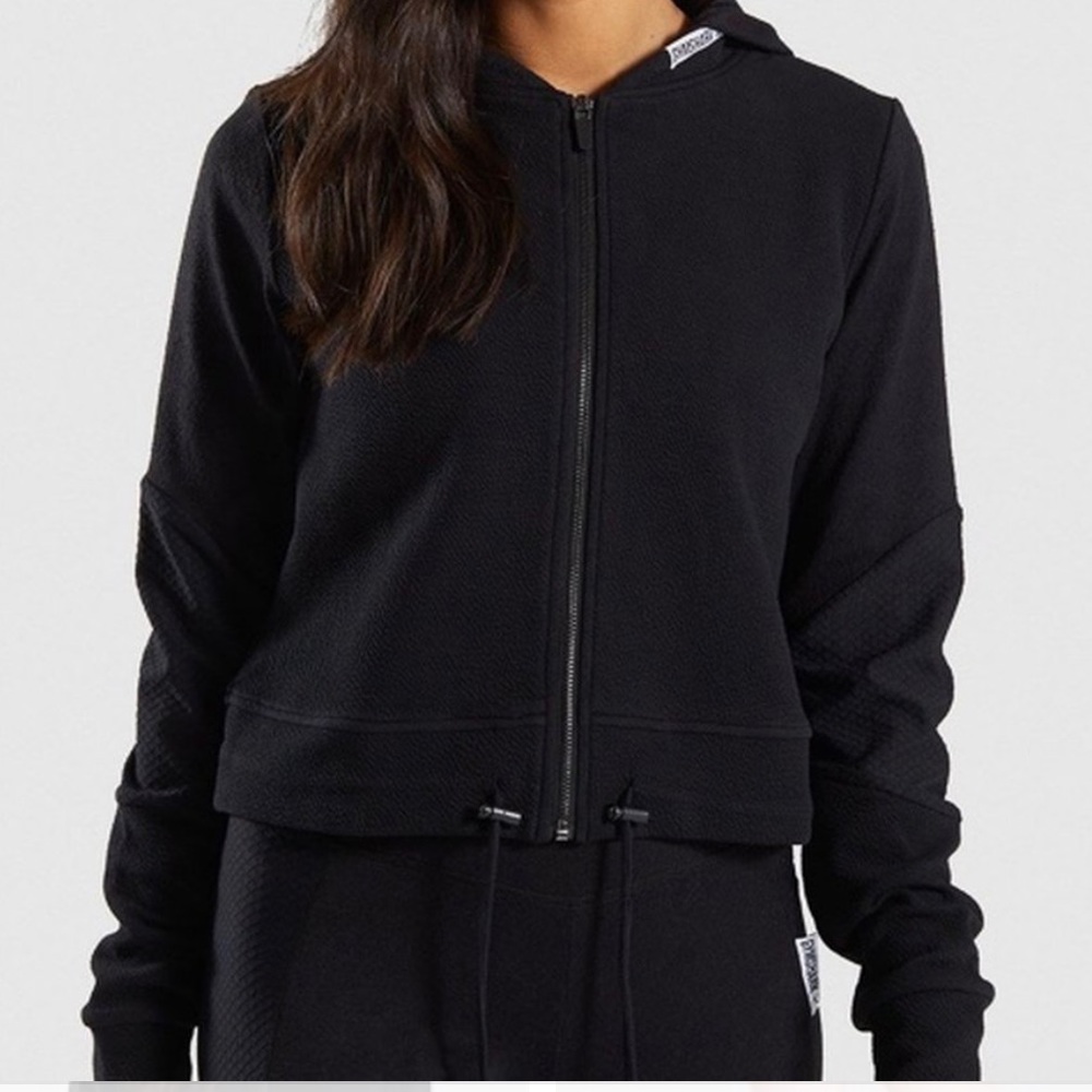 gymshark true texture bomber jacket